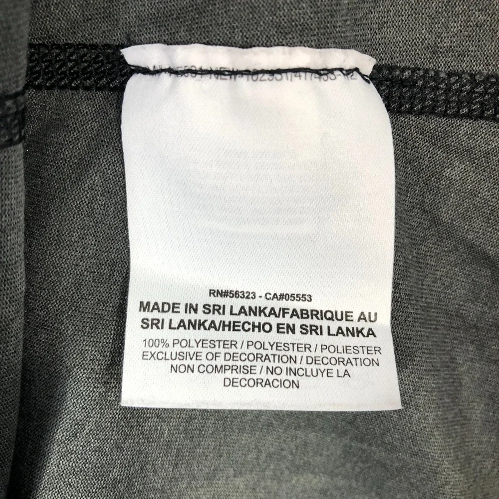 Nike Tank Top Women's Size Small Gray Black Dri Fit Regular Fit Athletic Workout - Picture 6 of 10
